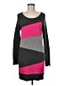 DKNY Jeans Color Block Gray Pullover Sweater Size M - photo 1