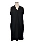 LIVI Active Solid Black Casual Dress Size 14 - photo 1