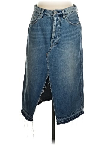 We the Free Denim Skirt (view 1)