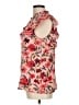 BTFBM Floral Pink Sleeveless Blouse Size M - photo 5