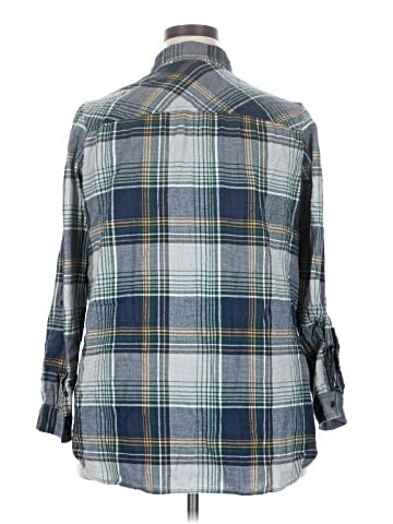 DressBarn Long Sleeve Button-Down Shirt (view 2)
