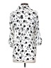BCX 100% Polyester Print White 3/4 Sleeve Blouse Size XS - photo 2