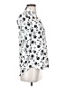 BCX 100% Polyester Print White 3/4 Sleeve Blouse Size XS - photo 4