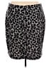 Dennis by Dennis Basso Animal Print Gray Casual Skirt Size 28W - photo 2