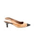 Clarks Animal Print Tan Heels Size 8 - photo 1