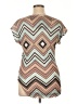Love J Brown Short Sleeve Top Size XL - photo 2