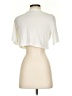 ALLSAINTS 100% Cotton Ivory Short Sleeve Turtleneck Size S - photo 2