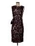 JS Collections Burgundy Cocktail Dress Size 4 - photo 1