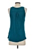 Express Outlet 100% Polyester Teal Sleeveless Blouse Size S - photo 2