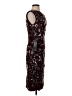 JS Collections Burgundy Cocktail Dress Size 4 - photo 4