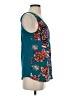 Express Outlet 100% Polyester Teal Sleeveless Blouse Size S - photo 4
