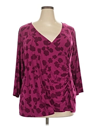 Dana Buchman 3/4 Sleeve Blouse (view 1)