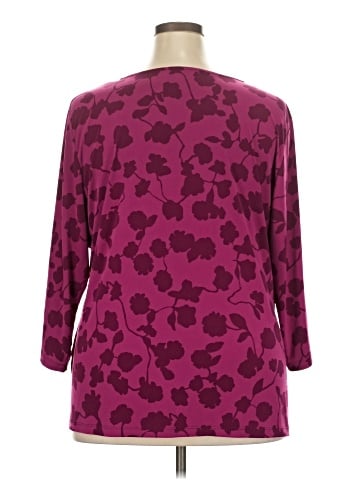 Dana Buchman 3/4 Sleeve Blouse (view 2)