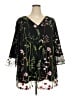 BLOOMCHIC 100% Polyester Black 3/4 Sleeve Blouse Size 26 - photo 1