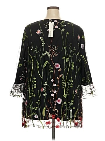 BLOOMCHIC 3/4 Sleeve Blouse (view 2)