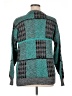 Unbranded 100% Acrylic Houndstooth Teal Pullover Sweater Size XL - photo 2