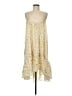 J.Crew Paisley Yellow Casual Dress Size M - photo 1