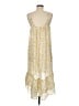 J.Crew Paisley Yellow Casual Dress Size M - photo 2
