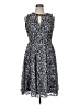Danny And Nicole 100% Polyester Paisley Blue Cocktail Dress Size 14 - photo 1