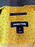 Lands' End Polka Dots Yellow 3/4 Sleeve Button-Down Shirt Size 12 - photo 7