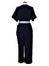 Maggy London 100% Polyester Solid Blue Jumpsuit Size 14 - photo 2