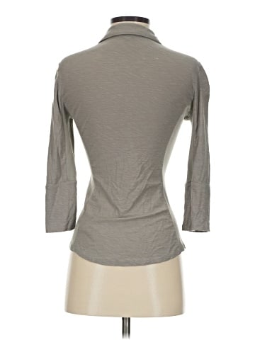 James Perse 3/4 Sleeve Button-Down Shirt (view 2)