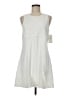 Tuckernuck Solid White Casual Dress Size L - photo 1