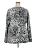 Jones New York Animal Print Silver Pullover Sweater Size 3X - photo 2