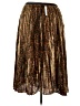 J.Crew 100% Polyester Animal Print Brown Casual Skirt Size 18 - photo 2
