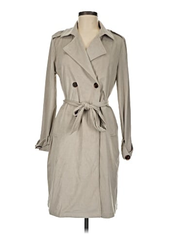 Kendall & Kylie Trenchcoat (view 1)