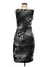 Cache Animal Print Gray Cocktail Dress Size 10 - photo 1