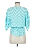 Escapada 100% Rayon Teal 3/4 Sleeve Blouse Size M - photo 2