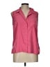 Jessica Simpson 100% Polyester Pink Sleeveless Blouse Size L - photo 1