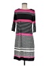 Sandra Darren Print Pink Casual Dress Size 8 - photo 1