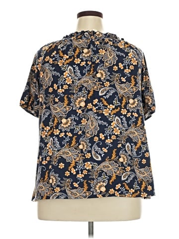 Perseption Concept Short Sleeve Blouse (view 2)