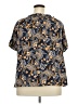 Perseption Concept Blue Short Sleeve Blouse Size 2X - photo 2