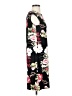 Chico's Floral Black Casual Dress Size Sm (0) - photo 4