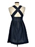 Louche Solid Blue Casual Dress Size 8 - photo 2