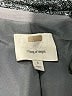Cinq à Sept 100% Polyester Metallic Silver Jacket Size S - photo 6