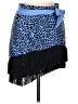 Jo+Jax Animal Print Blue Casual Skirt Size M - photo 1