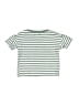 Carter's 100% Cotton Stripes Green Short Sleeve T-Shirt 0-3 MO / 3 MO - photo 2