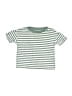 Carter's 100% Cotton Stripes Green Short Sleeve T-Shirt 0-3 MO / 3 MO - photo 1