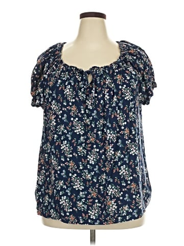 St. John's Bay Short Sleeve Blouse (view 1)
