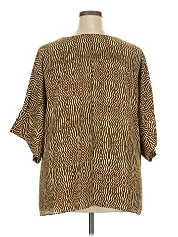 Worthington Short Sleeve Blouse (view 2)