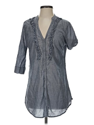 Converse One Star Short Sleeve Henley (view 1)