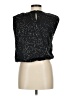 Express 100% Polyester Silver Sleeveless Blouse Size M - photo 2