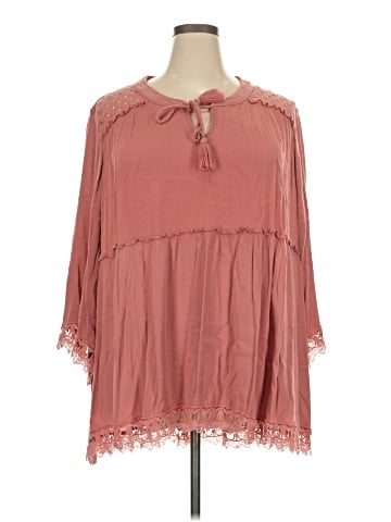 Signature Studio 3/4 Sleeve Blouse (view 1)