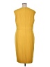 Kasper Solid Yellow Cocktail Dress Size XL (estimated) - photo 2
