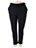 Jones New York Solid Black Active Pants Size 2X - photo 1