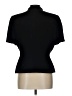 Le Suit 100% Polyester Black Short Sleeve Blouse Size 12 Petite - photo 2